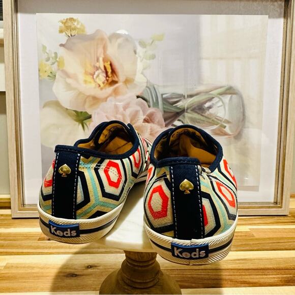Keds x Kate Spade New York - Champion Laceless Geometric Slip ons, size 9, EUC - Picture 9 of 13